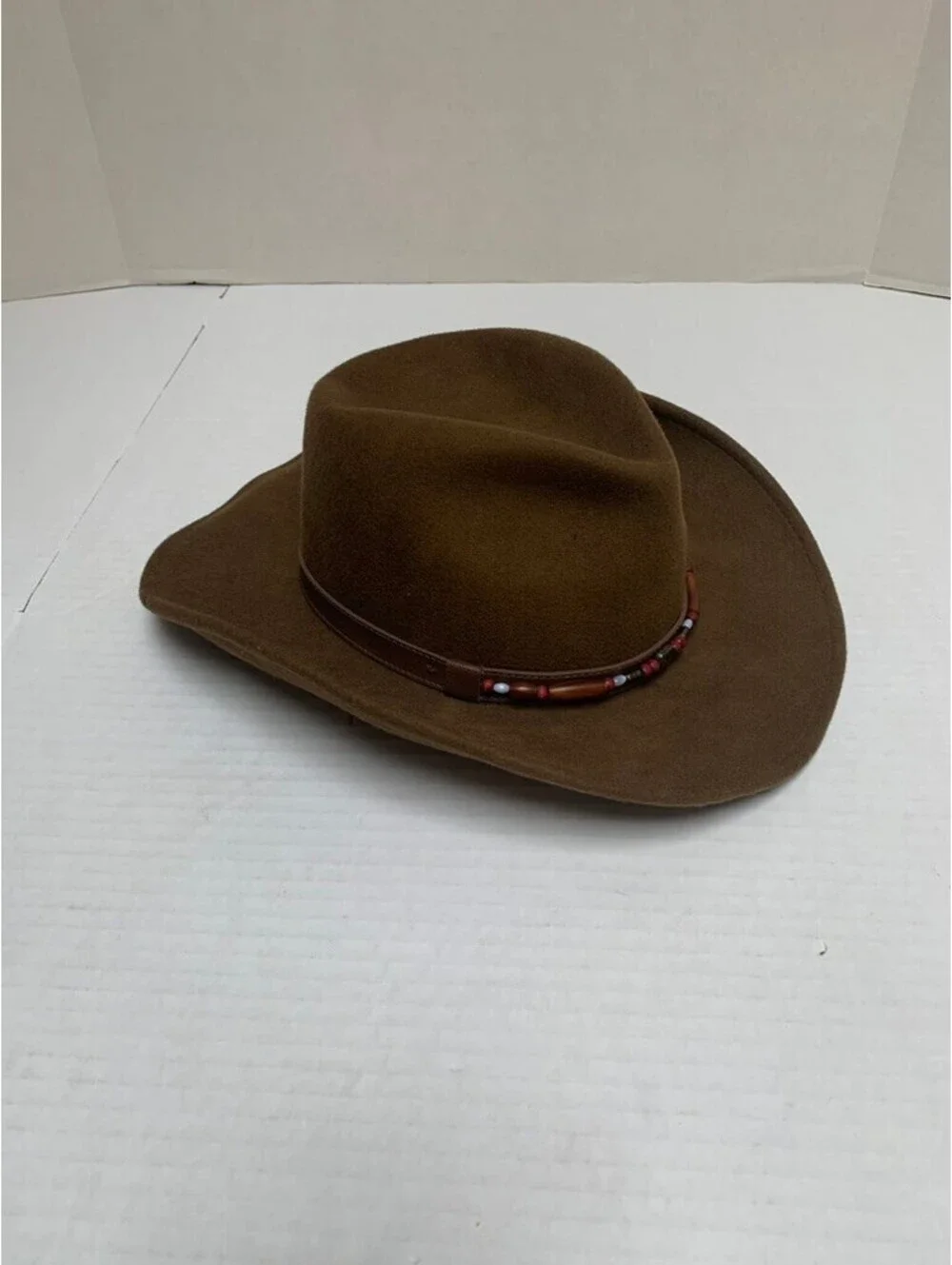 Vintage Woolrich Felt Wool Brown Hat Size Medium